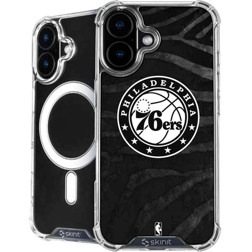 NBA Philadelphia 76ers Animal Print iPhone 16 MagSafe Case