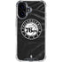 NBA Philadelphia 76ers Animal Print iPhone 16 Plus Clear Case