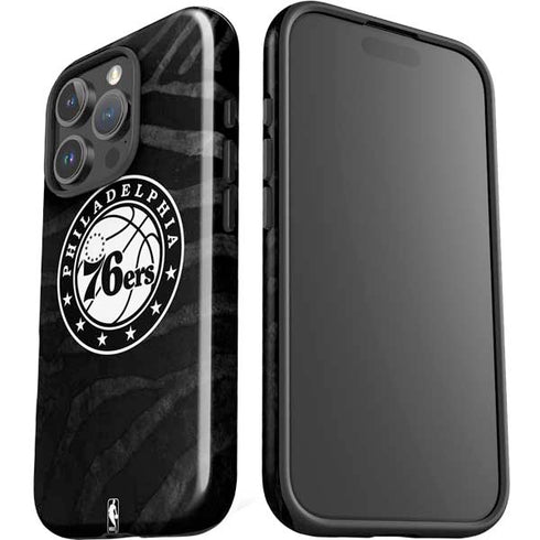 NBA Philadelphia 76ers Animal Print iPhone 16 Pro Impact Case