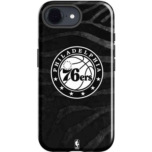 NBA Philadelphia 76ers Animal Print iPhone 16e Impact Case