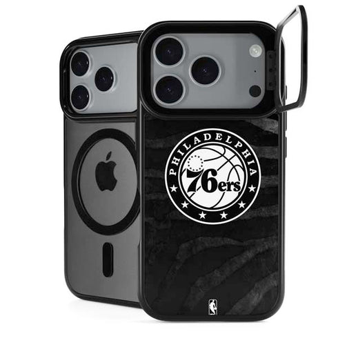 NBA Philadelphia 76ers Animal Print iPhone 18 Pro Kickstand Case