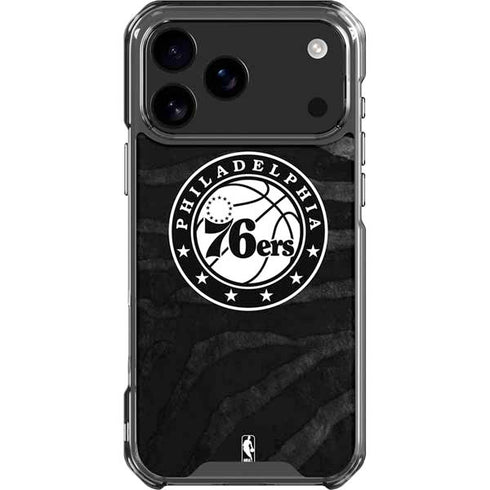NBA Philadelphia 76ers Animal Print iPhone 18 Pro Max Clear Case
