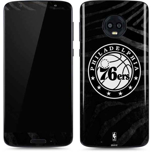 NBA Philadelphia 76ers Animal Print Moto G6 Skin