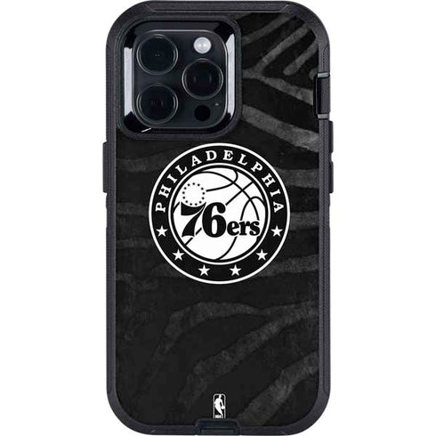 NBA Philadelphia 76ers Animal Print Otterbox Defender iPhone Skin
