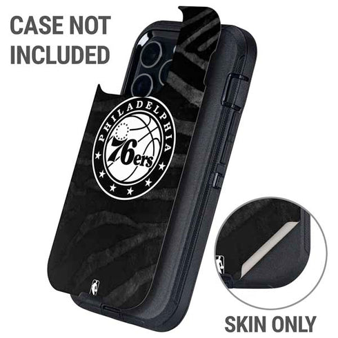 NBA Philadelphia 76ers Animal Print Otterbox Defender iPhone Skin