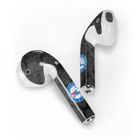 NBA Philadelphia 76ers Black Rust Apple AirPods Skin