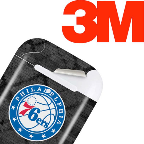 NBA Philadelphia 76ers Black Rust Apple AirPods Skin