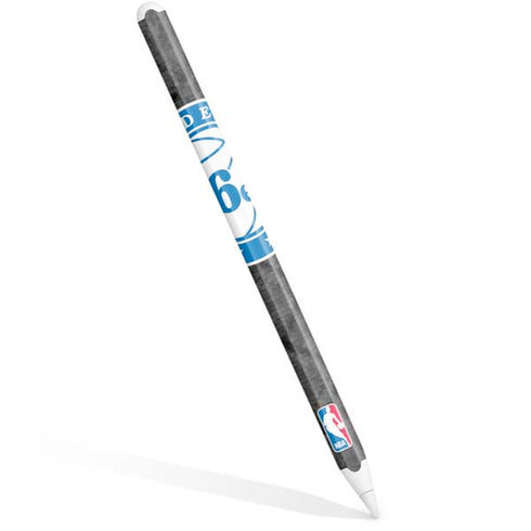 NBA Philadelphia 76ers Black Rust Apple Pencil (2nd Gen 2019) Skin