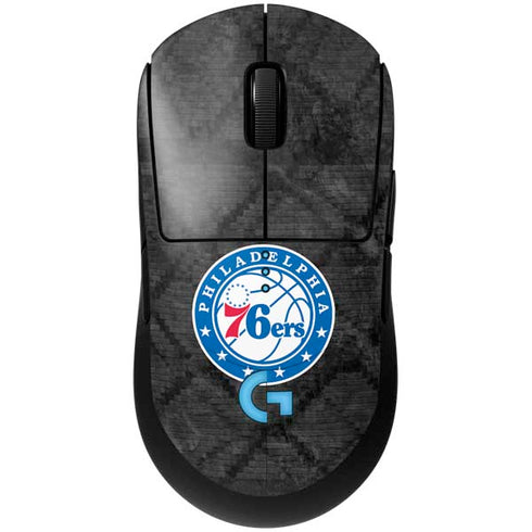NBA Philadelphia 76ers Black Rust G Pro Wireless Gaming Mouse Skin