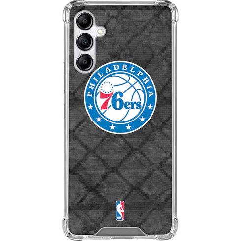 NBA Philadelphia 76ers Black Rust Gabb Phone 4 Clear Case