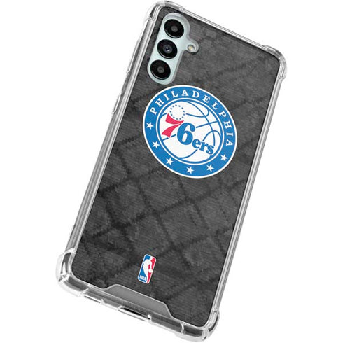 NBA Philadelphia 76ers Black Rust Gabb Phone 4 Clear Case