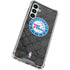 NBA Philadelphia 76ers Black Rust Galaxy A16 5G Clear Case
