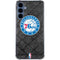 NBA Philadelphia 76ers Black Rust Galaxy A35 5G Clear Case