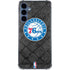 NBA Philadelphia 76ers Black Rust Galaxy A35 5G Clear Case