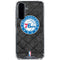 NBA Philadelphia 76ers Black Rust Galaxy A36 5G Clear Case