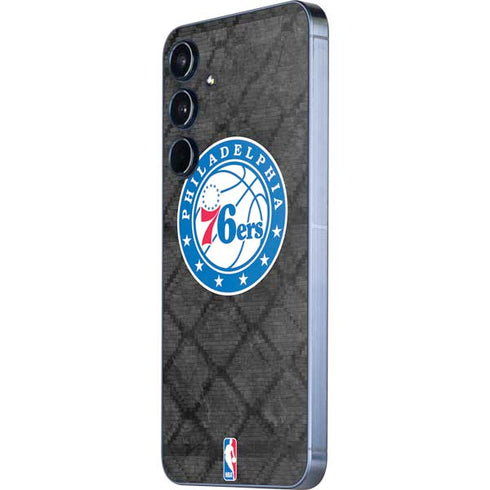 NBA Philadelphia 76ers Black Rust Galaxy A36 5G Skin