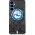 NBA Philadelphia 76ers Black Rust Galaxy A55 5G Clear Case