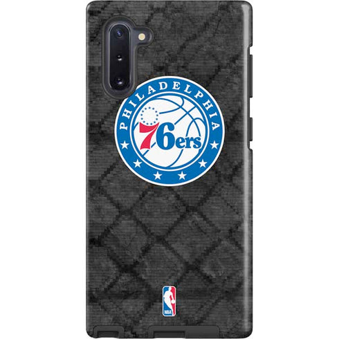 NBA Philadelphia 76ers Black Rust Galaxy Cases