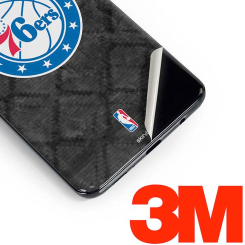NBA Philadelphia 76ers Black Rust Galaxy S10 Plus Skin