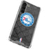 NBA Philadelphia 76ers Black Rust Galaxy S24 FE Clear Case