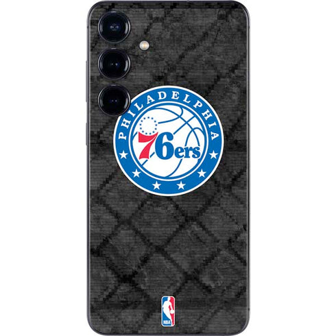 NBA Philadelphia 76ers Black Rust Galaxy S25 Plus Skin