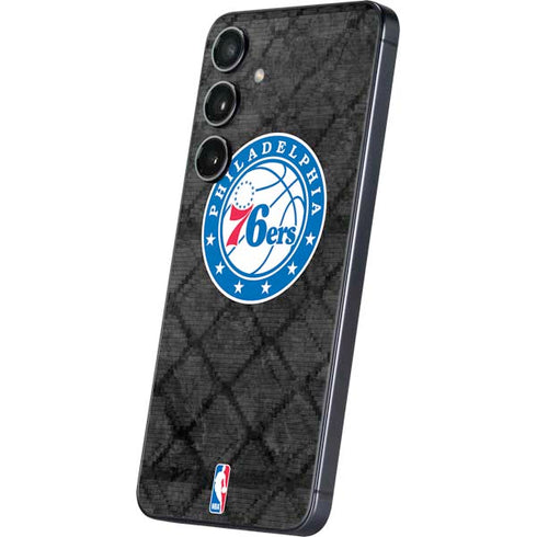 NBA Philadelphia 76ers Black Rust Galaxy S25 Plus Skin