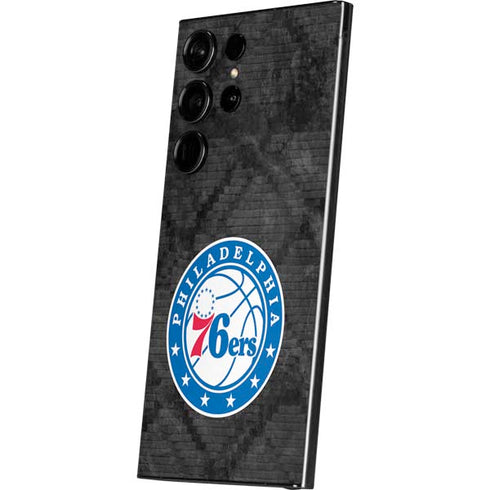 NBA Philadelphia 76ers Black Rust Galaxy S25 Ultra Skin