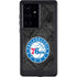 NBA Philadelphia 76ers Black Rust Galaxy S24 Ultra Waterproof Case