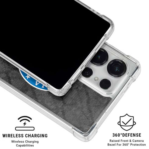 NBA Philadelphia 76ers Black Rust Galaxy S26 Ultra Clear Case