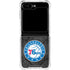 NBA Philadelphia 76ers Black Rust Galaxy Z Flip6 Clear Case