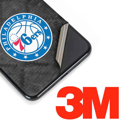NBA Philadelphia 76ers Black Rust Google Pixel 3a XL Skin