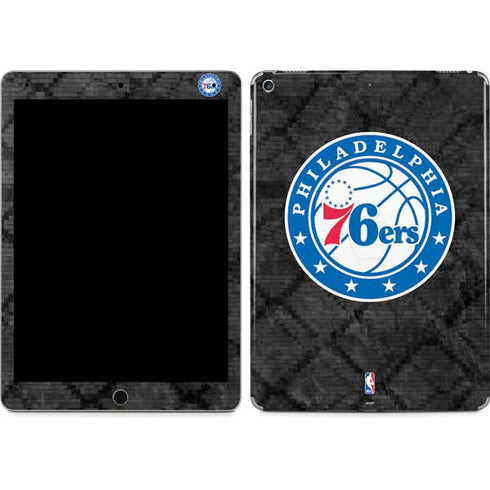 NBA Philadelphia 76ers Black Rust iPad Skins