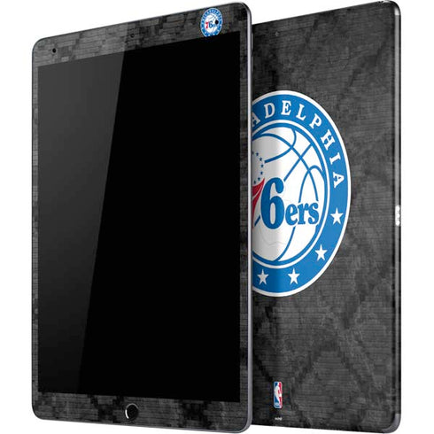 NBA Philadelphia 76ers Black Rust iPad Skins