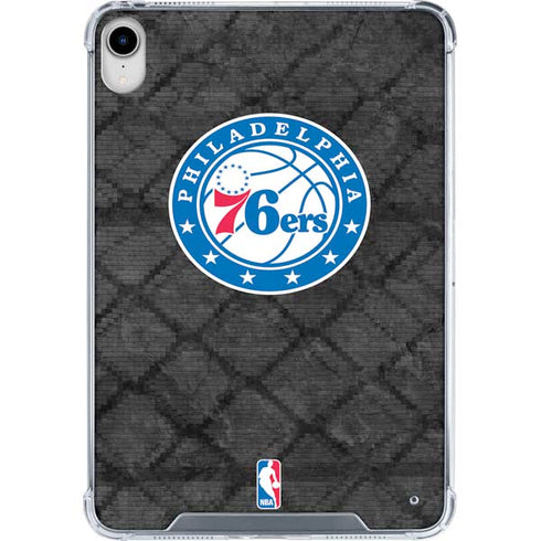 NBA Philadelphia 76ers Black Rust iPad 11th Gen (2025) Clear Case