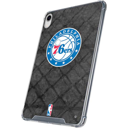 NBA Philadelphia 76ers Black Rust iPad 11th Gen (2025) Clear Case