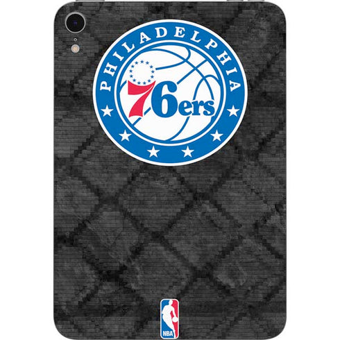 NBA Philadelphia 76ers Black Rust Apple iPad Mini Skin