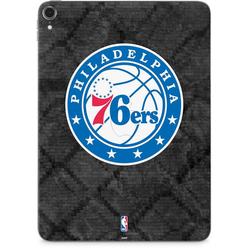 NBA Philadelphia 76ers Black Rust Apple iPad Pro Skin
