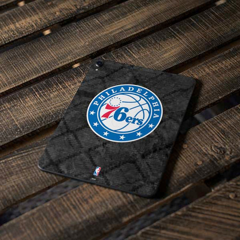 NBA Philadelphia 76ers Black Rust Apple iPad Pro Skin
