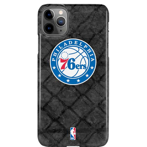 NBA Philadelphia 76ers Black Rust iPhone Cases