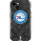 NBA Philadelphia 76ers Black Rust iPhone 15 Impact Case