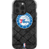 NBA Philadelphia 76ers Black Rust iPhone 15 Pro Impact Case