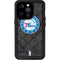 NBA Philadelphia 76ers Black Rust iPhone 15 Pro Waterproof Case