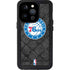 NBA Philadelphia 76ers Black Rust iPhone 15 Pro Waterproof Case