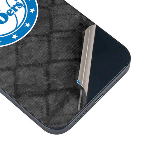NBA Philadelphia 76ers Black Rust iPhone 15 Skin
