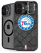 NBA Philadelphia 76ers Black Rust iPhone 16 Kickstand Case