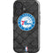NBA Philadelphia 76ers Black Rust iPhone 16 Plus Impact Case