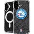 NBA Philadelphia 76ers Black Rust iPhone 16 Plus MagSafe Case