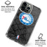 NBA Philadelphia 76ers Black Rust iPhone 16 Pro Max Clear Case