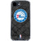 NBA Philadelphia 76ers Black Rust iPhone 16e Clear Case