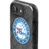 NBA Philadelphia 76ers Black Rust iPhone 16e Impact Case